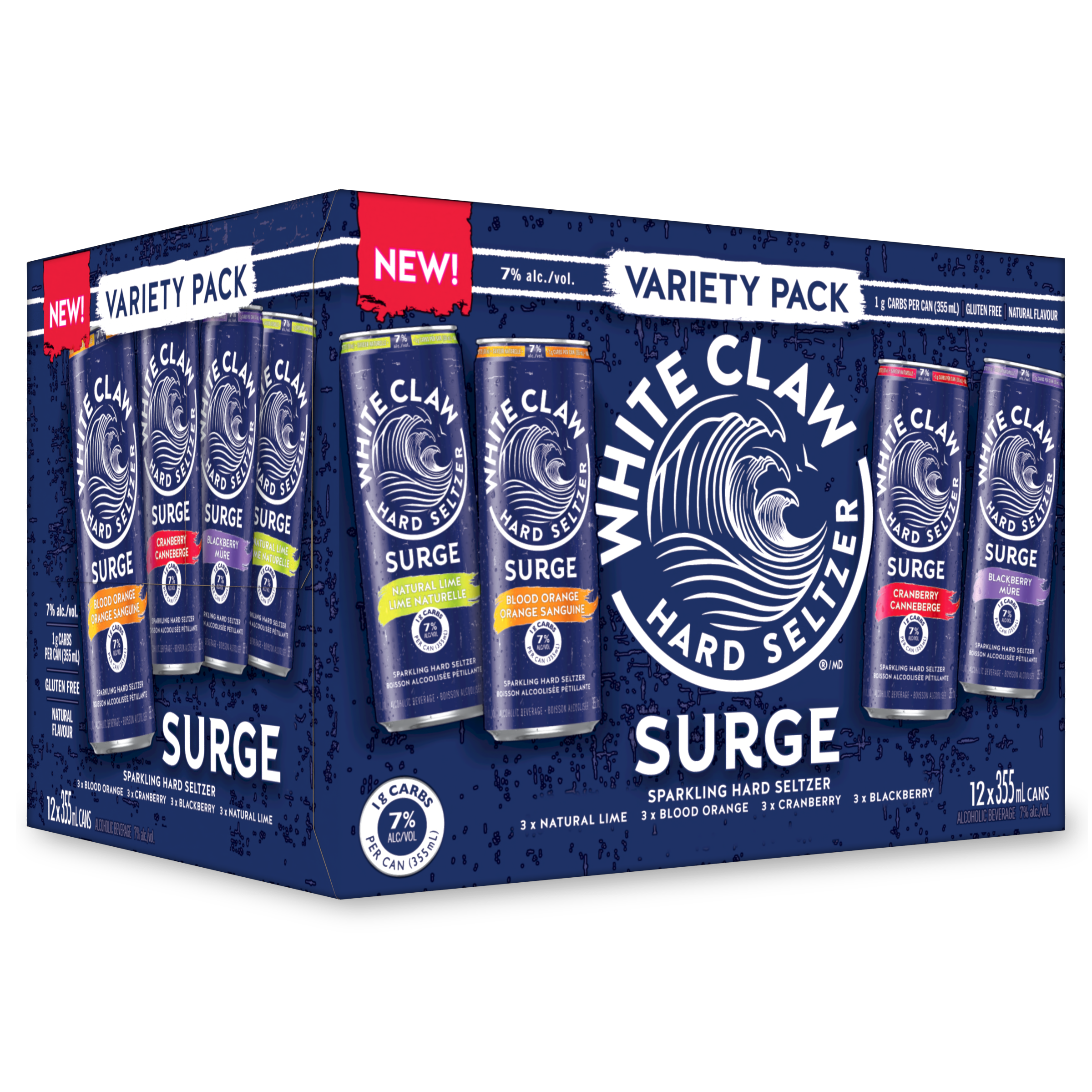 White Claw™ Surge Variety Pack White Claw® Hard Seltzer